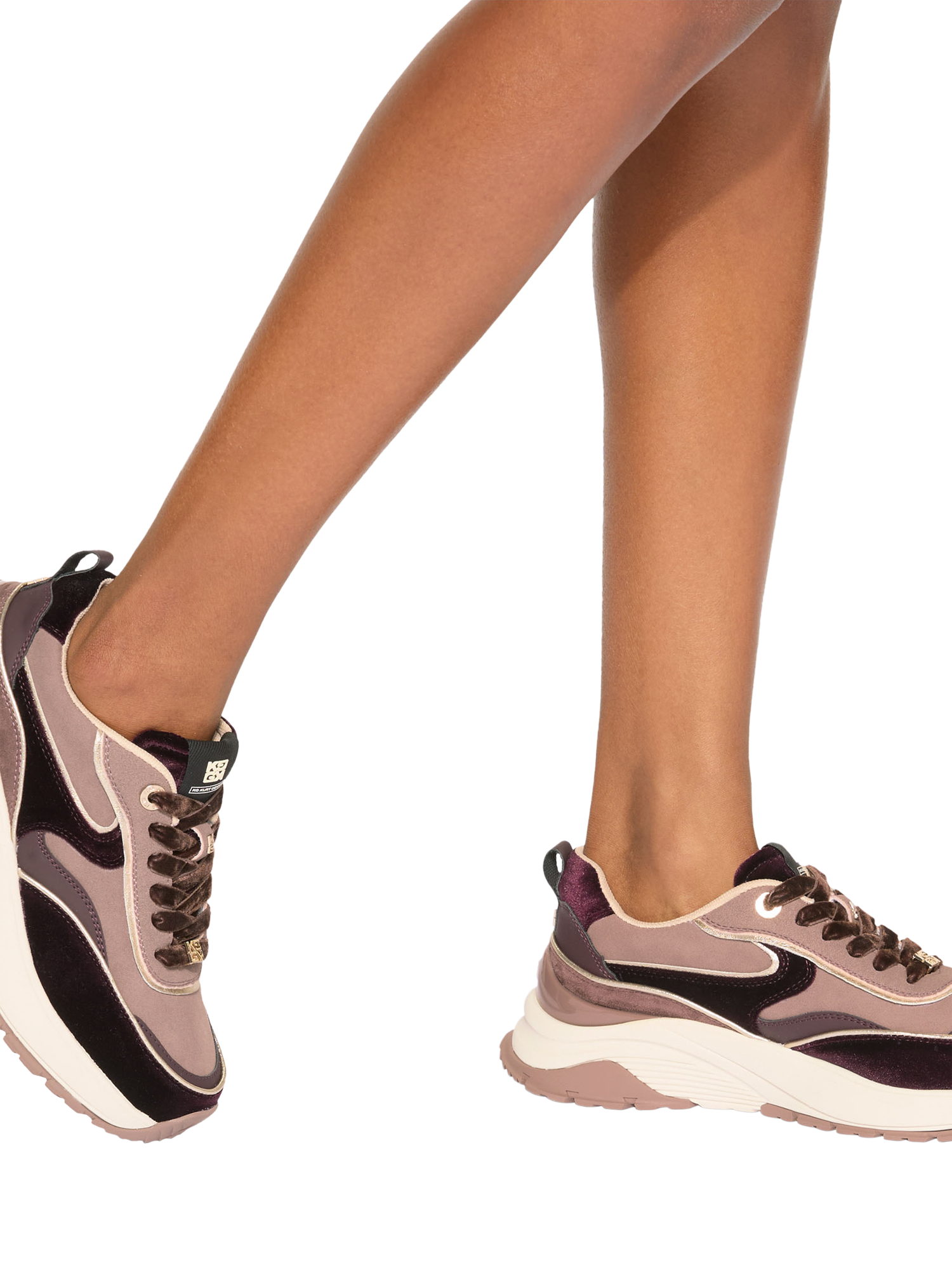 Product image 2 of 4, which shows Kurt Geiger London Lisbon Trainers, Wine, 3