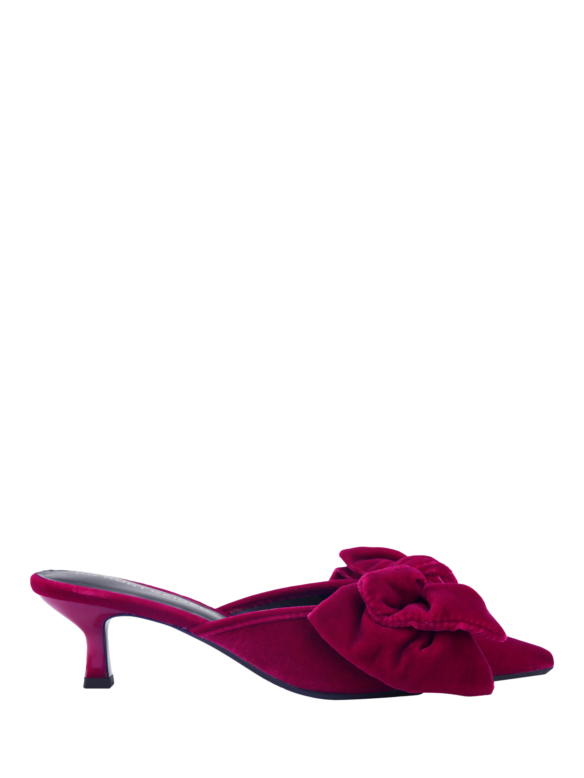 KG Kurt Geiger Sophia Bow Pointed Heeled Mules, Pink