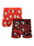 OddBalls Lions Tour 2025 Stretch Cotton Boxer Shorts, Pack of 2, Multi