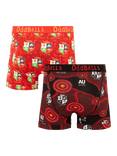 OddBalls Lions Tour 2025 Stretch Cotton Boxer Shorts, Pack of 2, Multi