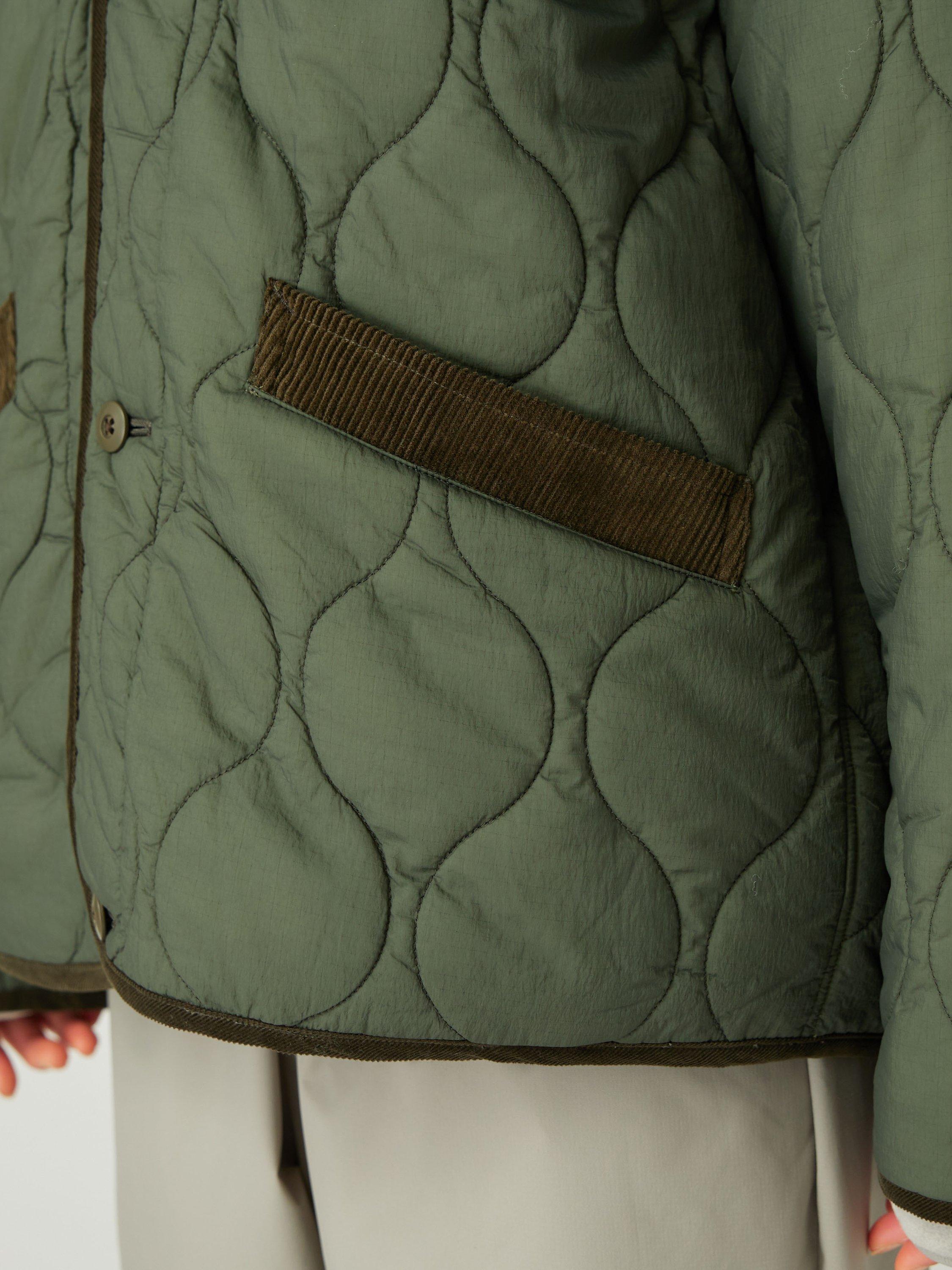 Product image 7 of 10, which shows Snow Peak Takibi Ripstop 3-in-1 Adjustable Hooded Jacket, Olive, XL