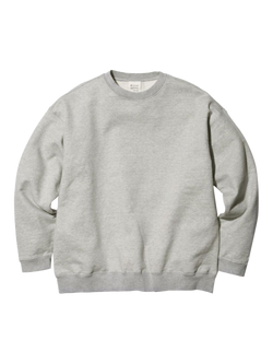 Snow Peak Cotton Crew Sweatshirt, Mid Grey - view 2, Mid Grey