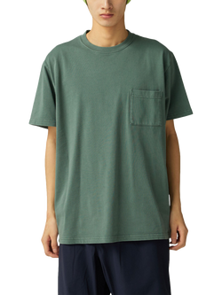 Snow Peak Garment Dyed T-Shirt, Dark Green, Dark Green