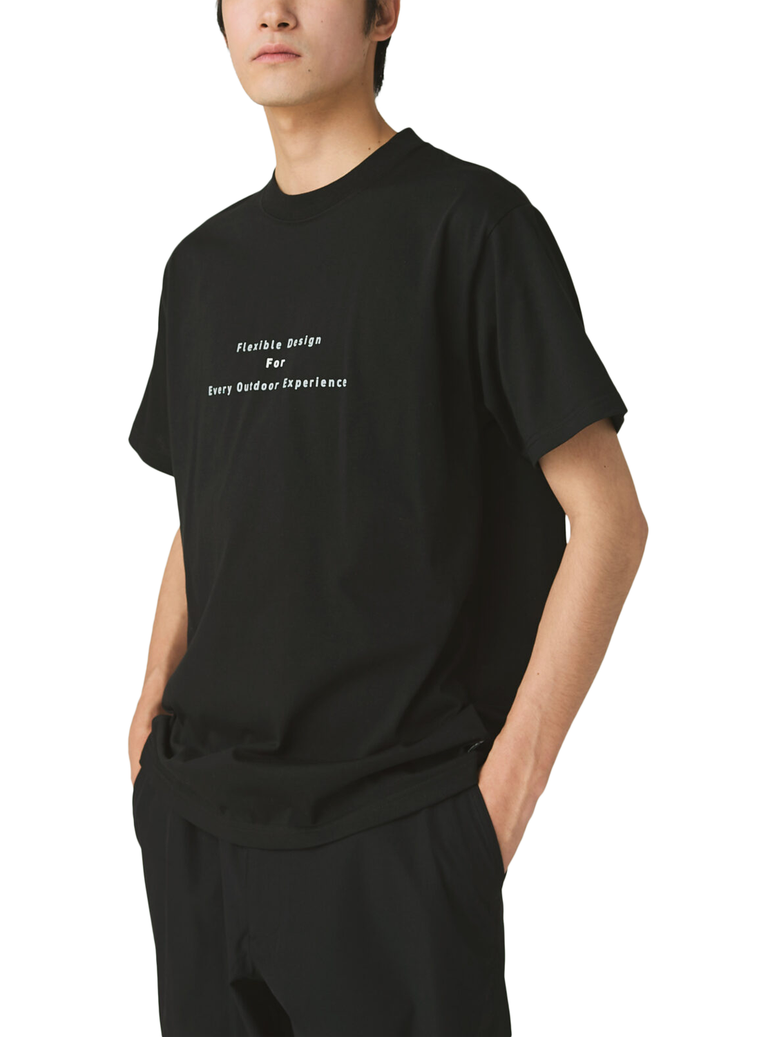Product image 1 of 3, which shows Snow Peak Jikaro T-Shirt, Black, S