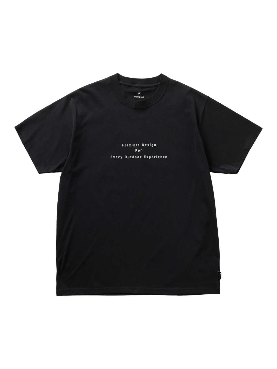 Product image 3 of 3, which shows Snow Peak Jikaro T-Shirt, Black, S