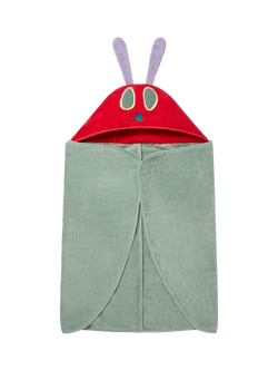 MORI Baby Very Hungry Caterpillar Toddler Towel, Multi, Caterpillar