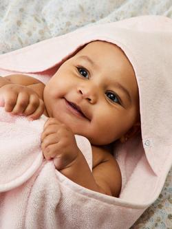 MORI Baby Bath Towel, Pink - view 2, Pink