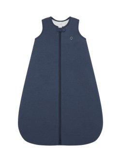MORI Baby Ribbed Front Opening Sleeping Bag, 1.5 Tog - view 2, Navy