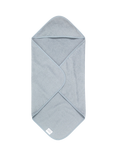 MORI Baby Cotton Hooded Baby Towel, Bluebird