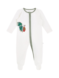 MORI Baby Very Hungry Caterpillar Sleepsuit, Multi, Multi