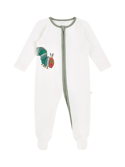 MORI Baby Very Hungry Caterpillar Sleepsuit, Multi, Multi