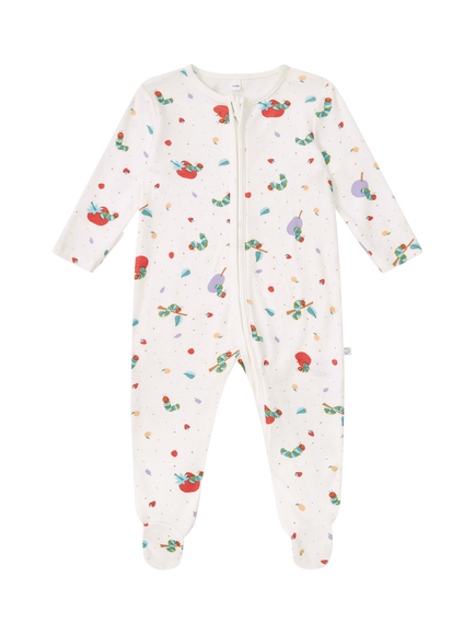 MORI Baby Very Hungry Caterpillar Sleepsuit, Multi, Multi