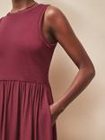 Ro&Zo Mixed Sleeveless Maxi Dress, Purple