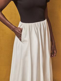 Ro&Zo Lucinda Colour Block Midi Dress, Black/Multi - view 2, Black/Multi