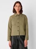 Whistles Mia Pocket Detail Jacket, Khaki