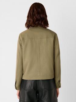 Whistles Mia Pocket Detail Jacket, Khaki - view 2, Khaki
