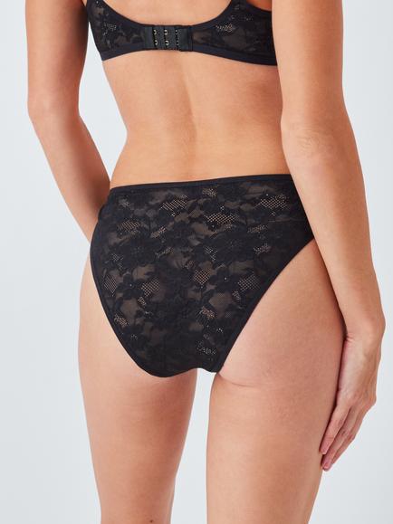 John Lewis Mila Bikini Knickers - view 2, Black