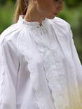 Ro&Zo Lace Embroidered Insert Cotton Blouse