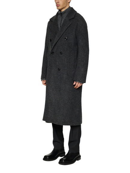 J.Lindeberg Willy Coat, Dark Grey Melange, Dark Grey Melange