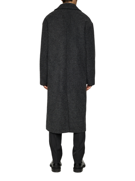 J.Lindeberg Willy Coat, Dark Grey Melange - view 2, Dark Grey Melange
