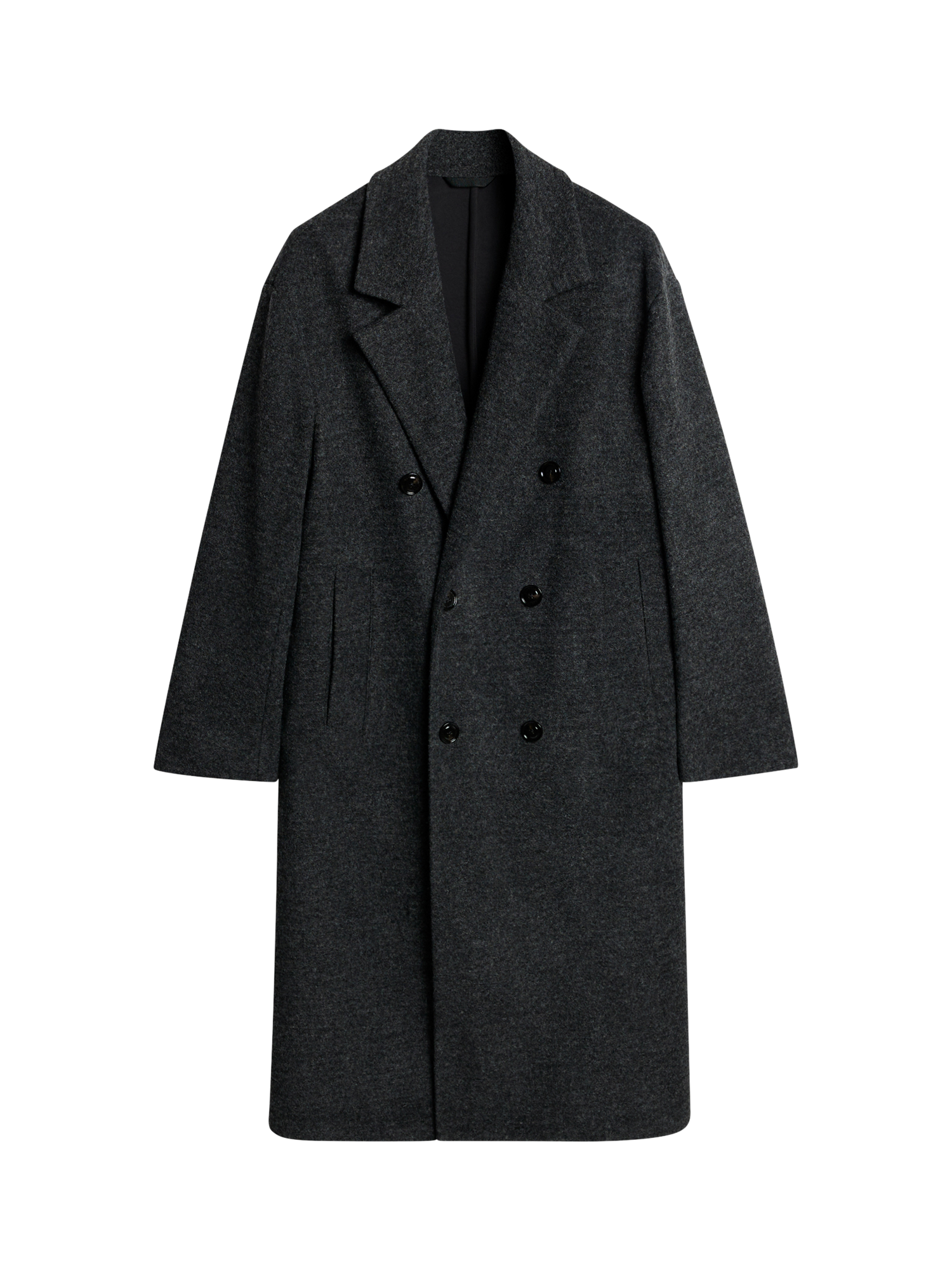 Product image 5 of 5, which shows J.Lindeberg Willy Coat, Dark Grey Melange, 46