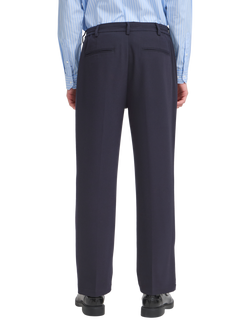 Casual Friday Pierce Straight Tailored Trousers - view 2, Mid Blue