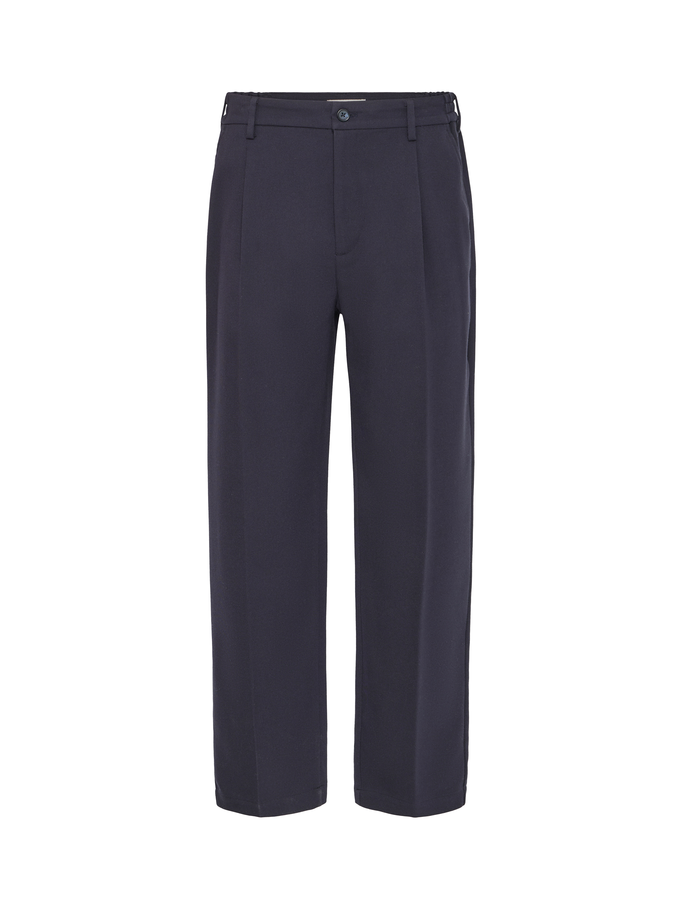 Product image 5 of 7, which shows Casual Friday Pierce Straight Tailored Trousers, Mid Blue, 34R
