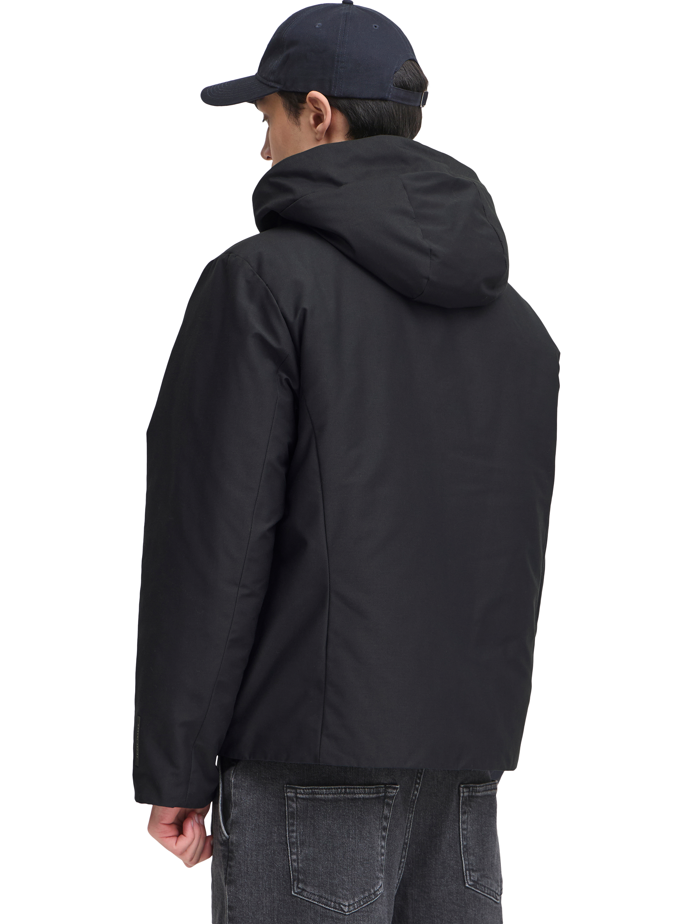 Product image 2 of 7, which shows Casual Friday Wildfred Padded Short Coat, Dark Navy, M