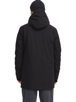 Casual Friday Bergen Zip Popper Hooded Parka - view 2, Black Beauty