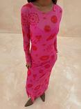 Never Fully Dressed Morocco Mesh Maxi Dress, Pink