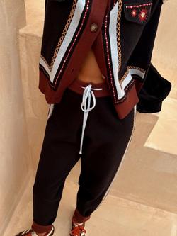 Never Fully Dressed Stripe Joggers, Multi