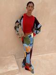 Never Fully Dressed Abstract Print Dorris Skirt, Multi