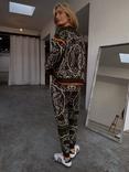 Never Fully Dressed Dana Bandana Print Jumper, Khaki