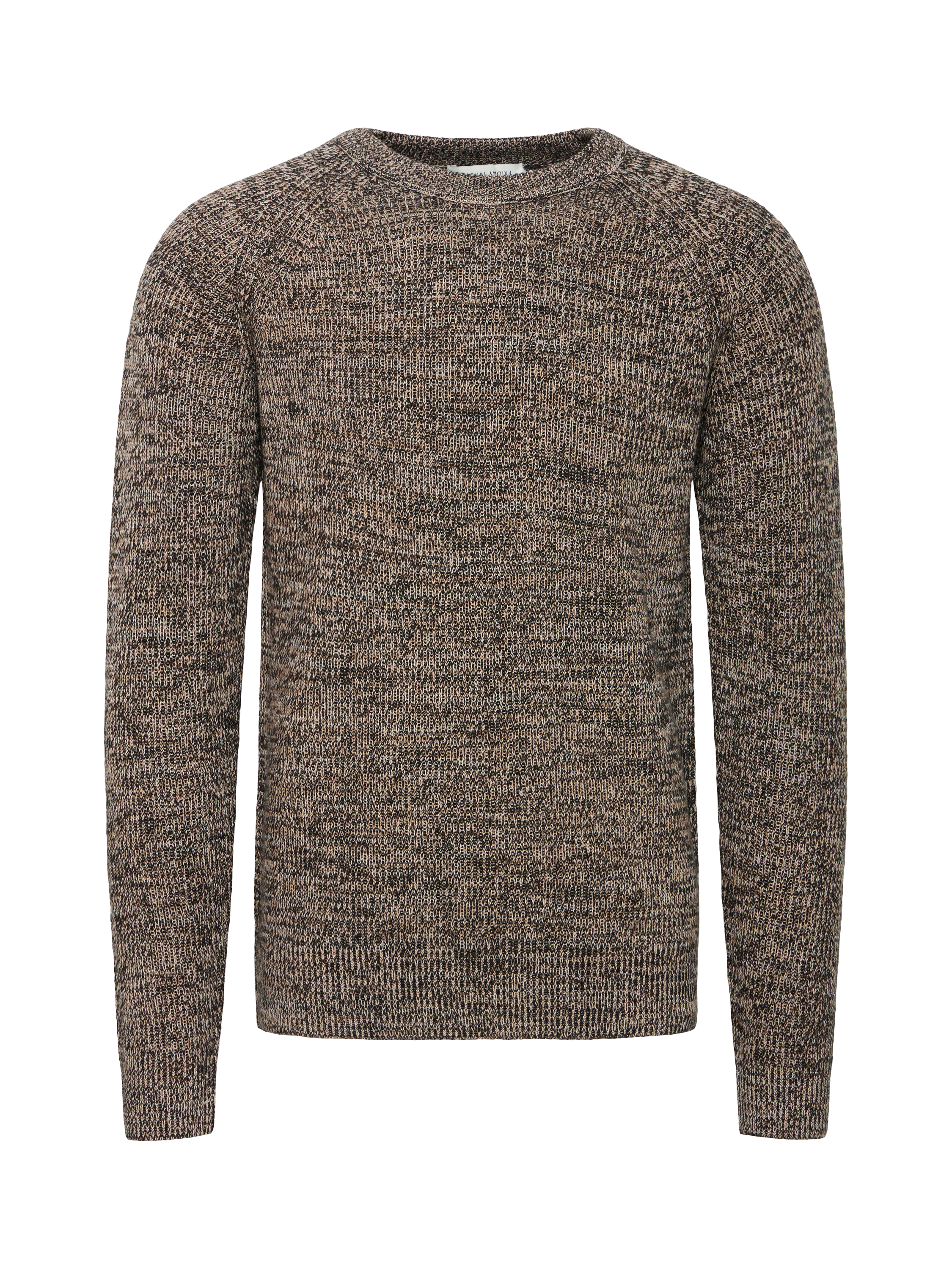 Product image 5 of 7, which shows Casual Friday Wool Blend Walthe Long Sleeve Crew Neck Jumper, Mid Green, S