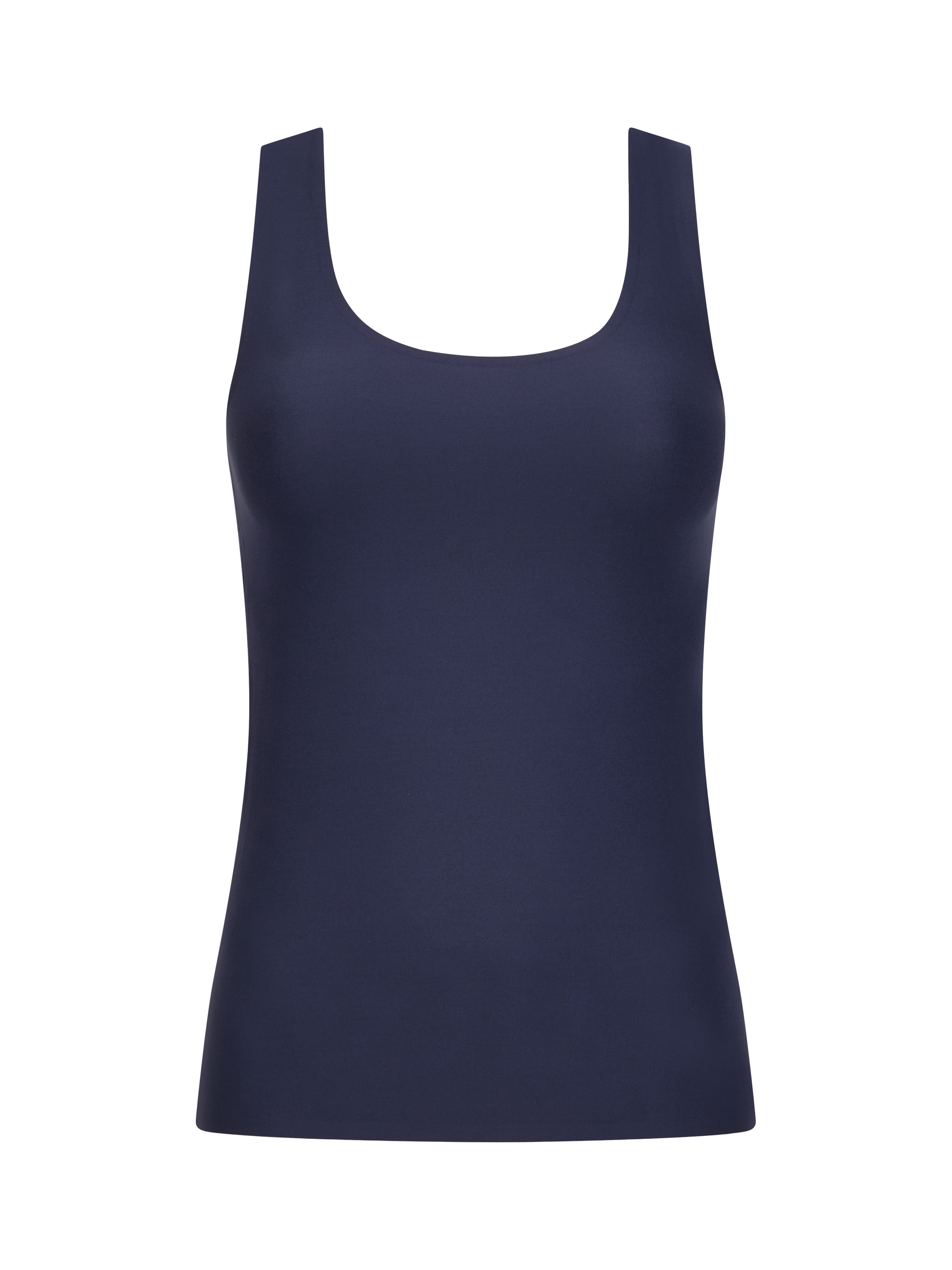 Product image 6 of 6, which shows Chantelle Soft Stretch Vest, Marine Blue, One Size