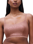 Chantelle Soft Stretch Padded Bralette, Pink Leo Shimmer