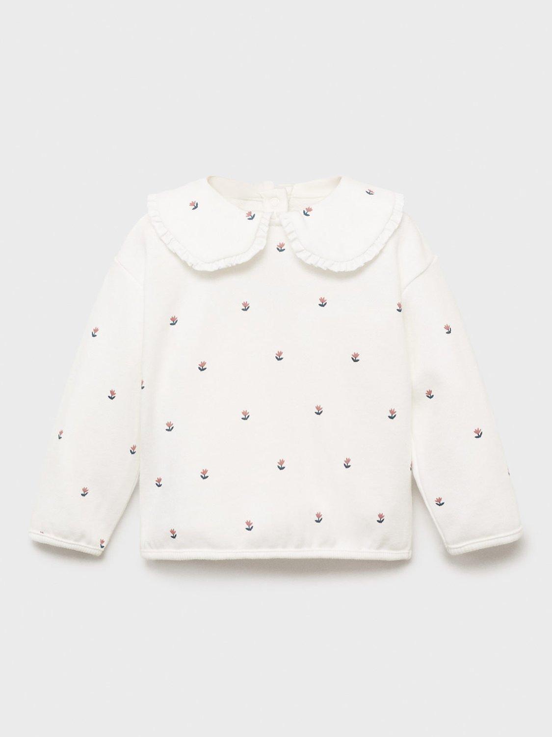 Mango Baby Medellin Sweatshirt, Natural White