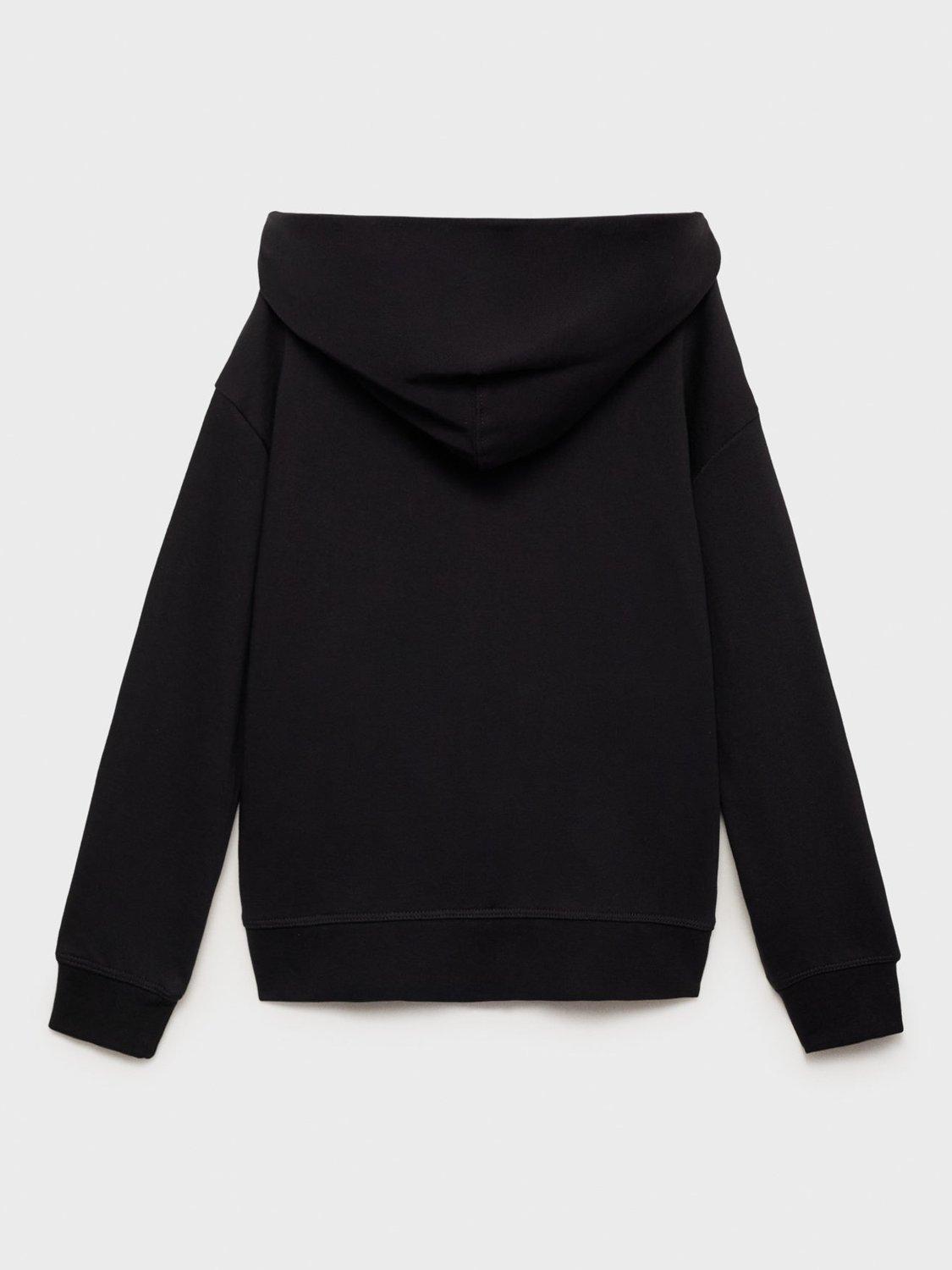 Product image 2 of 4, which shows Mango Kids' Francia Sweatshirt, Black, 9-10 years