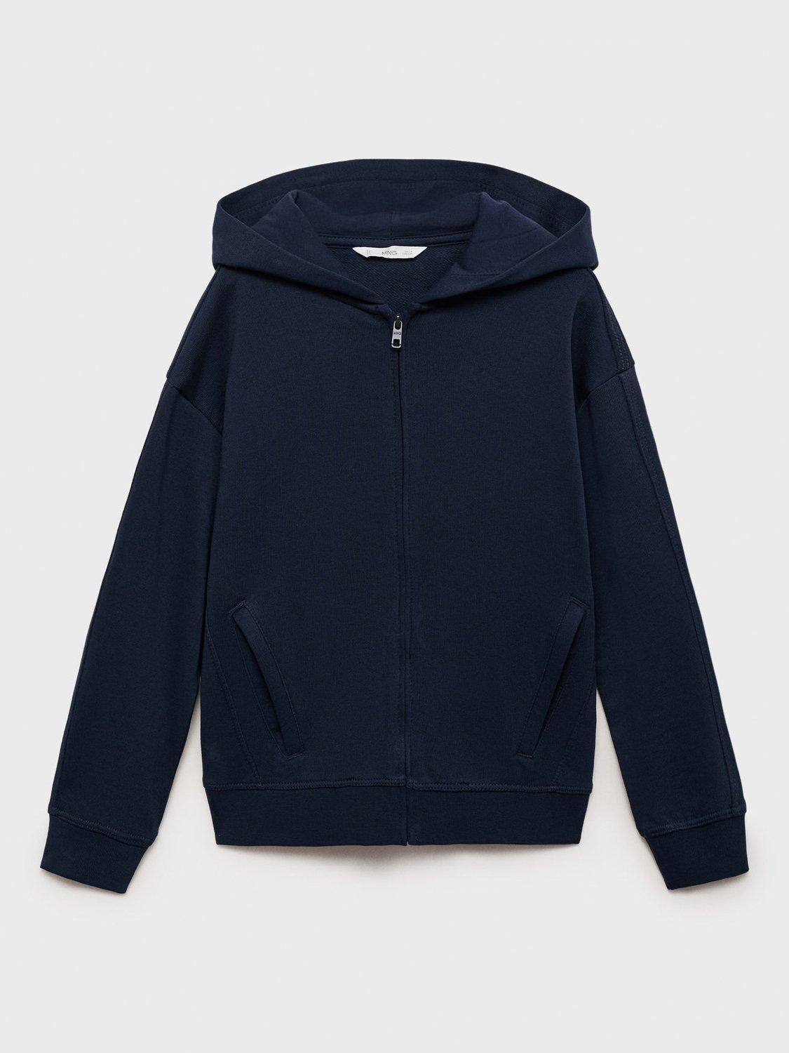 Product image 3 of 7, which shows Mango Kids' Francia Sweatshirt, Navy, 5-6 years