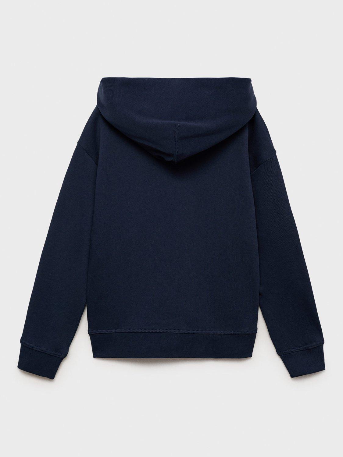 Product image 4 of 7, which shows Mango Kids' Francia Sweatshirt, Navy, 5-6 years