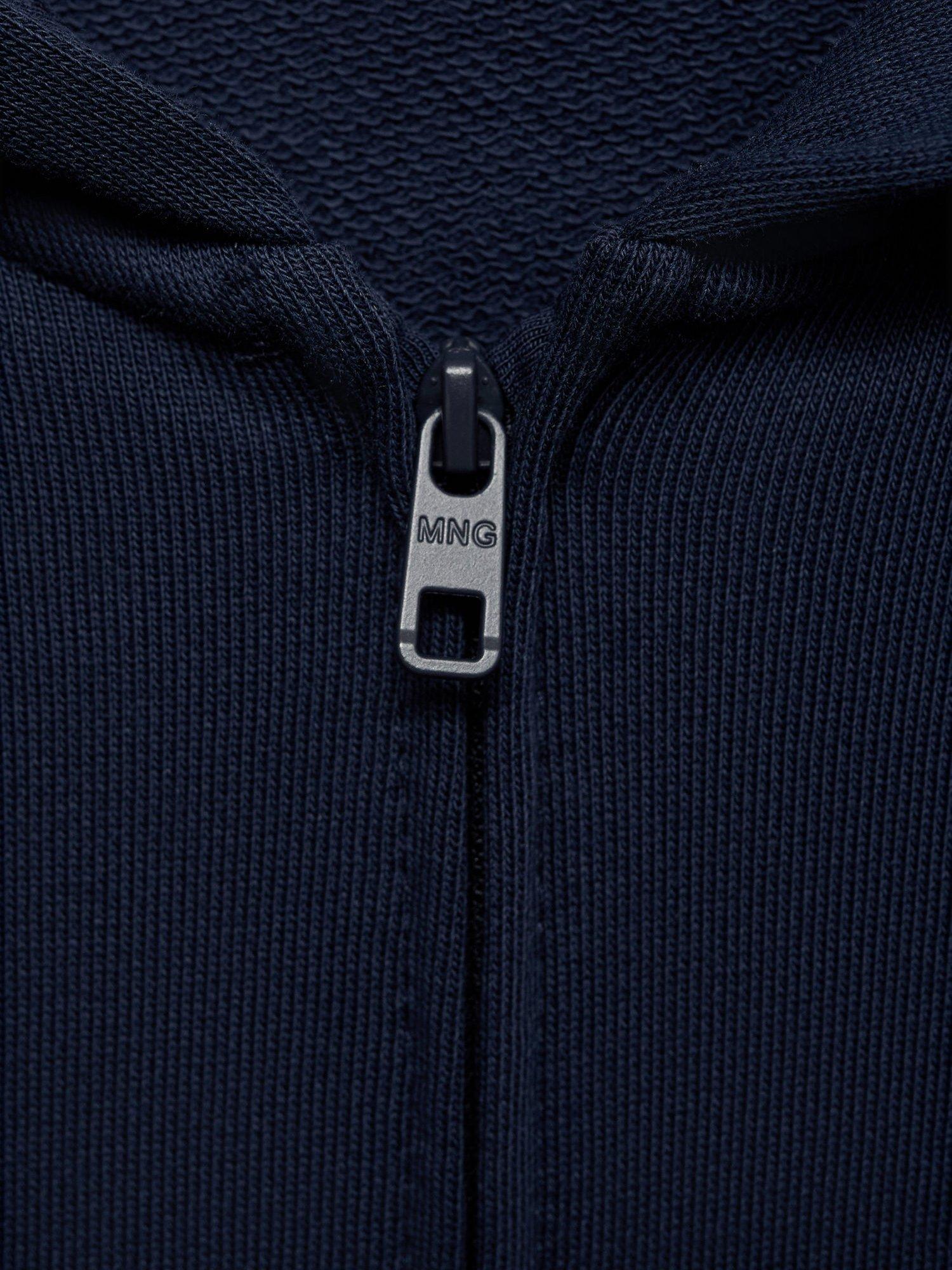 Product image 7 of 7, which shows Mango Kids' Francia Sweatshirt, Navy, 5-6 years