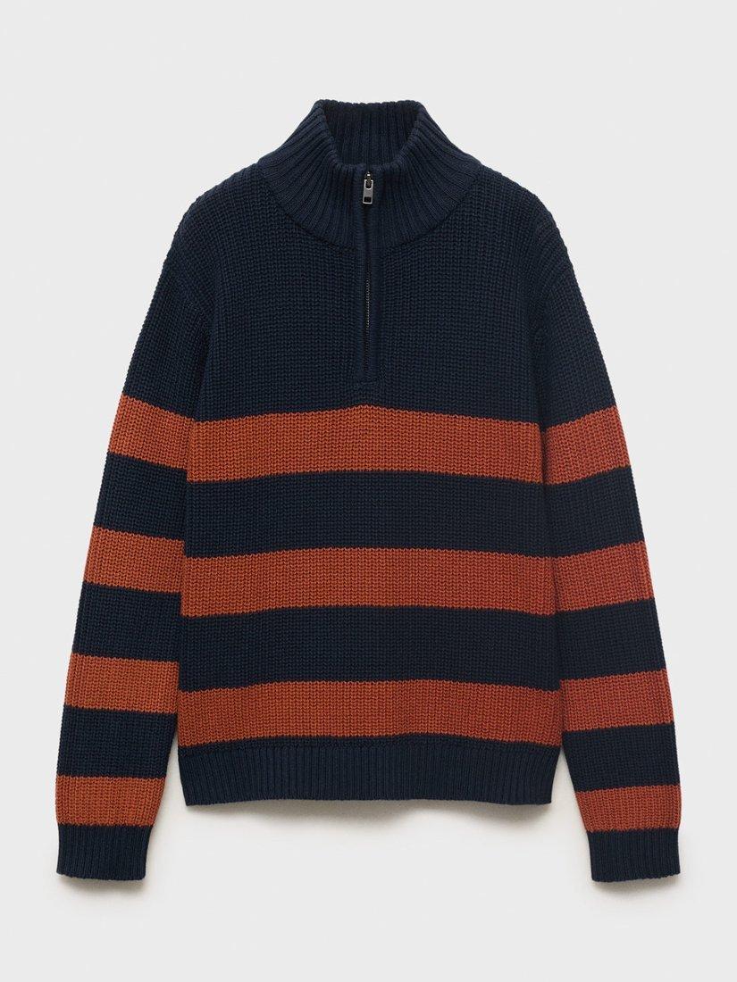 Mango Kids' Zack Jumper, Medium Orange