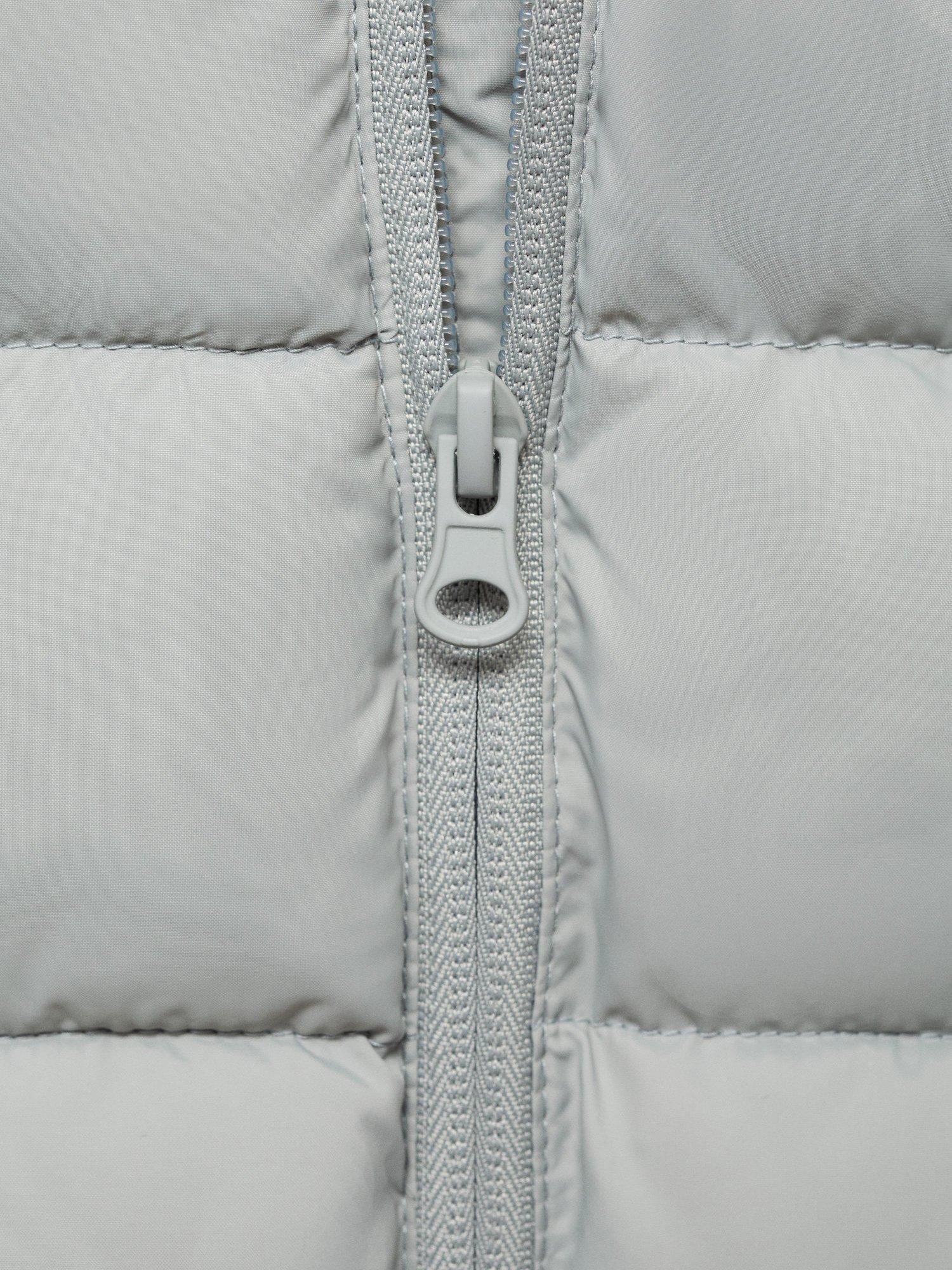 Product image 4 of 6, which shows Mango Kids' Aldov Gilet, Turquoise Aqua, 3-4 years