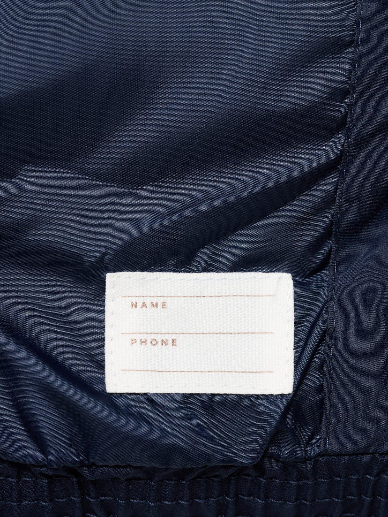 Product image 3 of 4, which shows Mango Kids' Manel Padded Gilet, Navy, 5-6 years