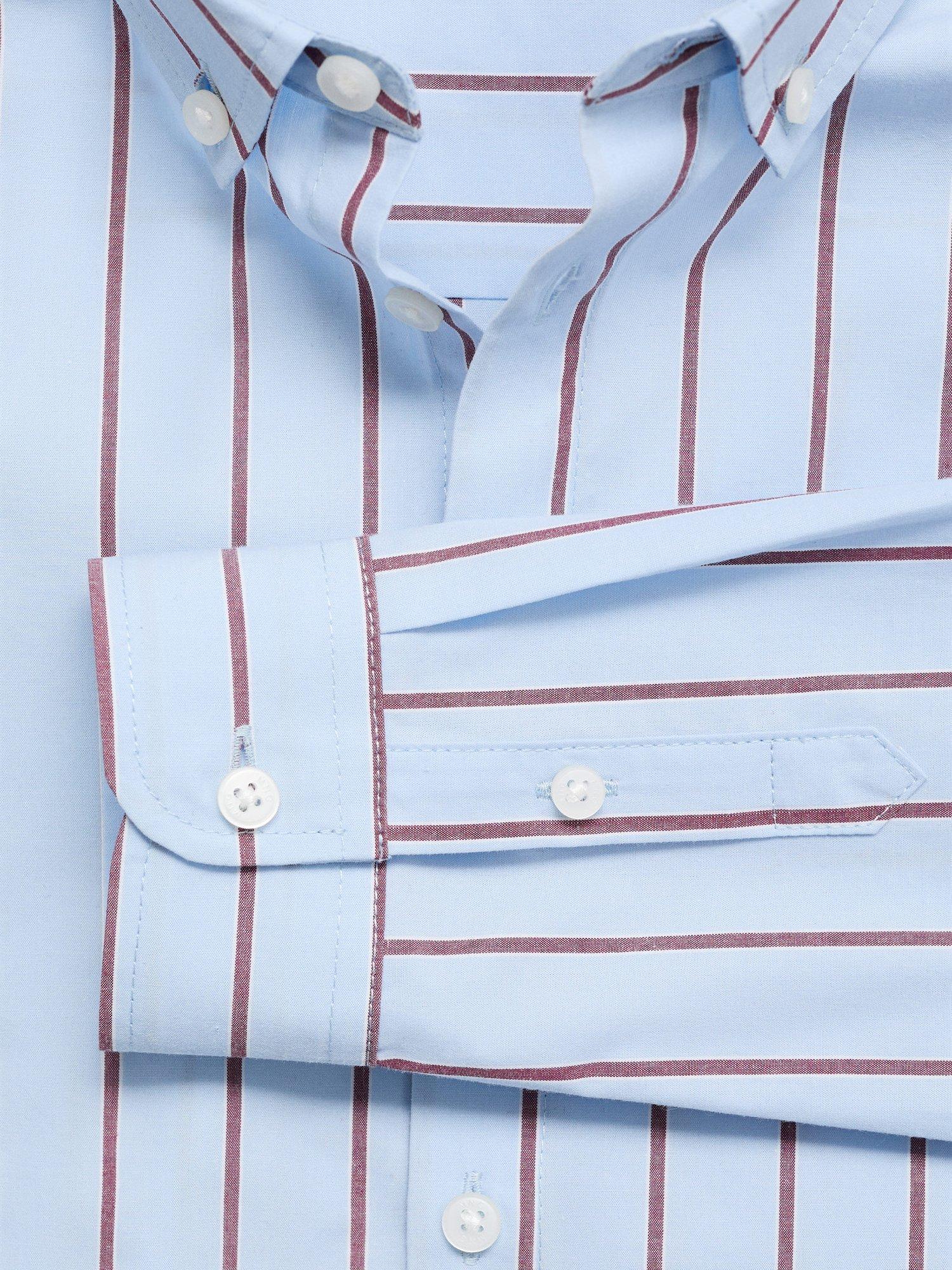 Product image 4 of 6, which shows Mango Kids' Chroma Shirt, Light Pastel Blue, 12 years