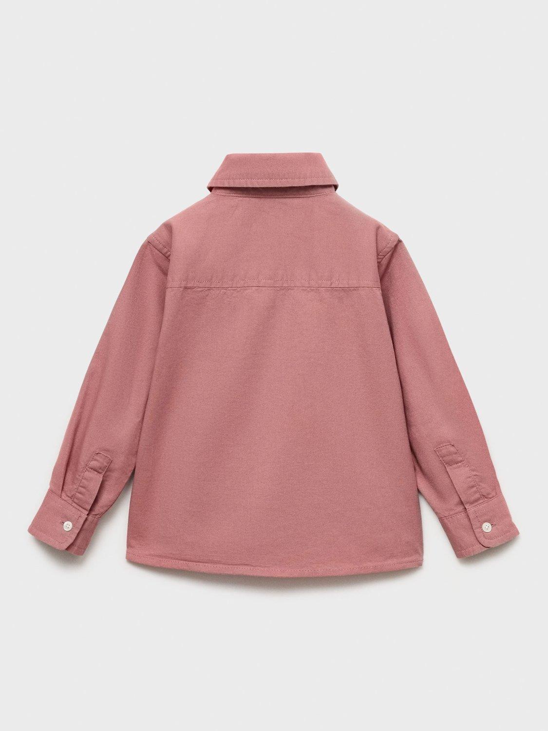 Product image 2 of 5, which shows Mango Kids' Polo Shirt, Dark Red, 3-4 years