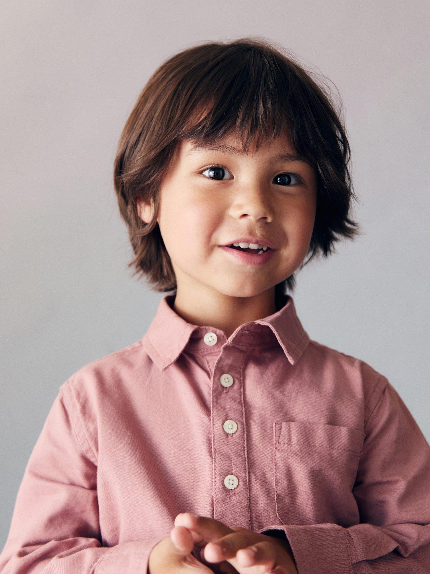 Product image 4 of 5, which shows Mango Kids' Polo Shirt, Dark Red, 3-4 years