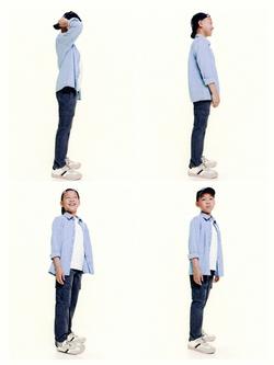 Mango Kids' Cotton Rich Cargo Trousers, Medium Blue - view 2, Medium Blue