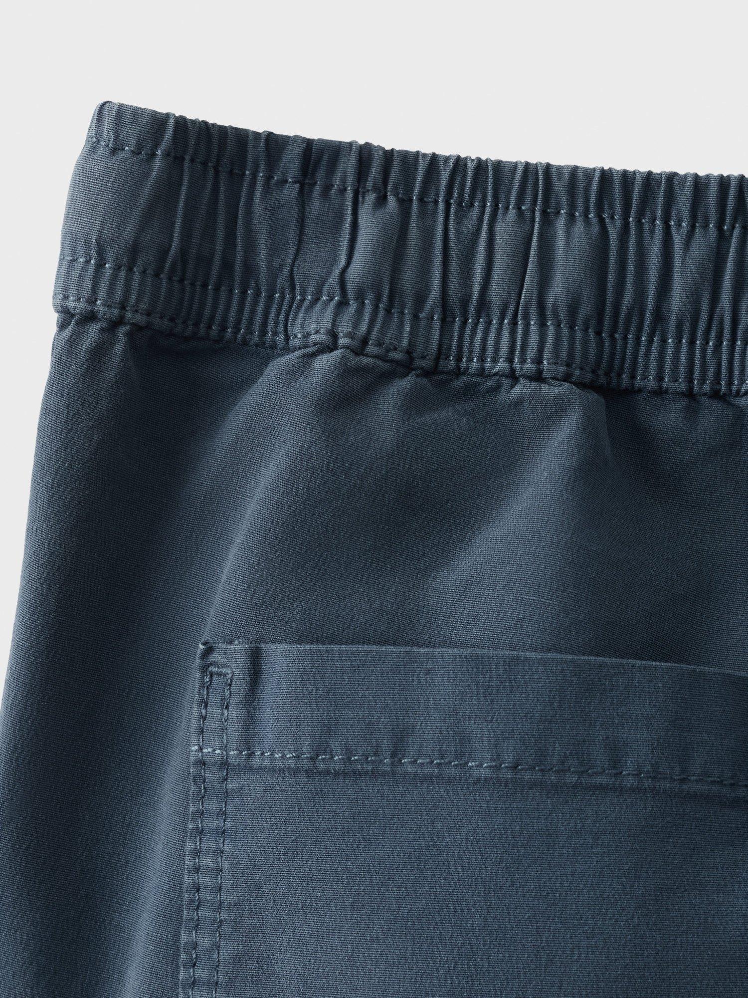 Product image 4 of 5, which shows Mango Kids' Franky Drawstring Trousers, Navy, 6 years