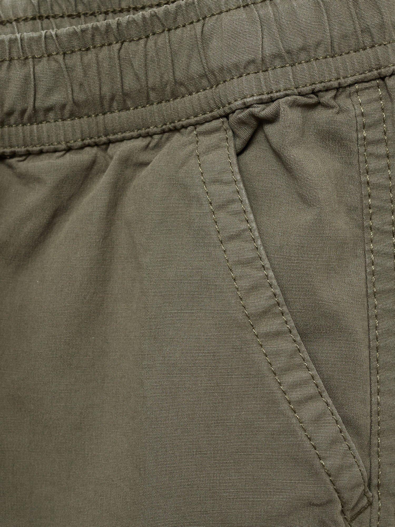 Product image 5 of 6, which shows Mango Kids' Franky Drawstring Trousers, Khaki, 11 years